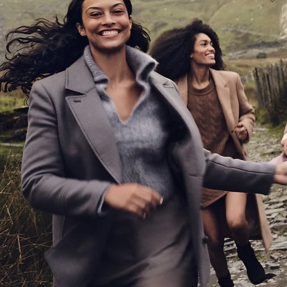 J.Crew Classic Grey Peacoat in Italian Wool Blend - Picture 5 of 11